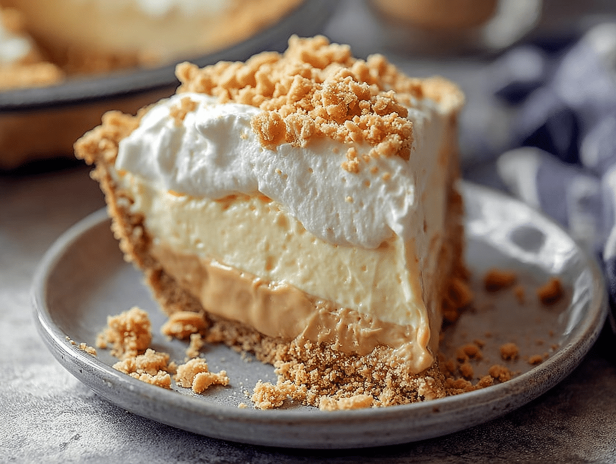 Old Fashioned Amish Peanut Butter Dream Pie