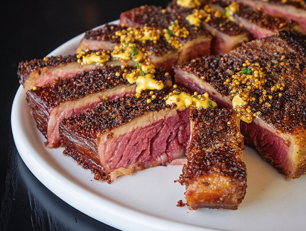 Pastrami-style Steak & Mustard Mayo