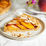 Peach Puff Pastry Tart with Almonds