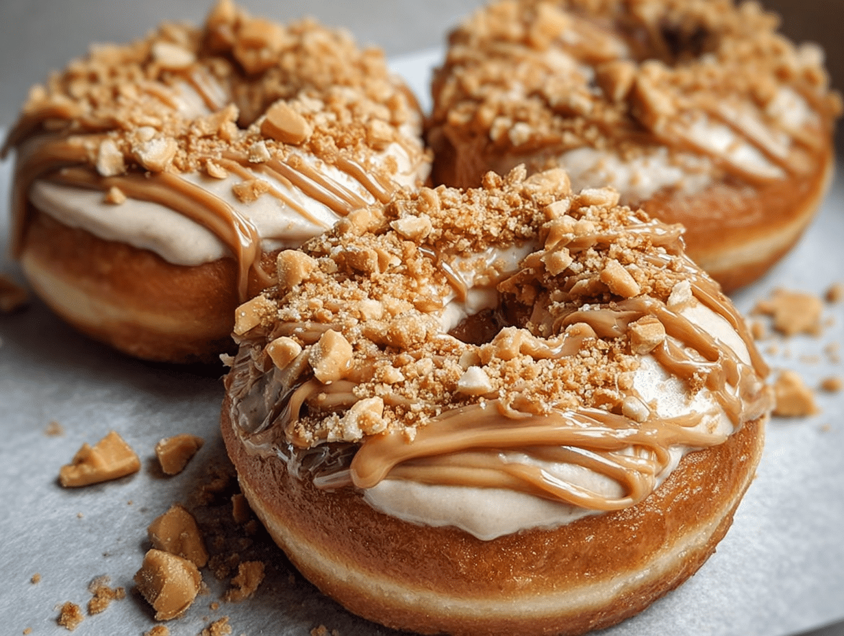 Peanut Butter Cheesecake Donuts