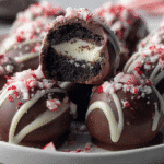 Peppermint Oreo Chocolate Truffles