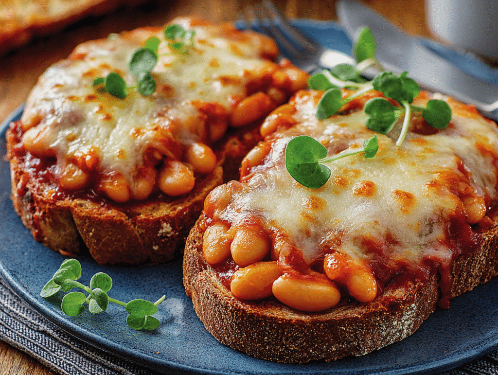 Pizza Beans on Toast