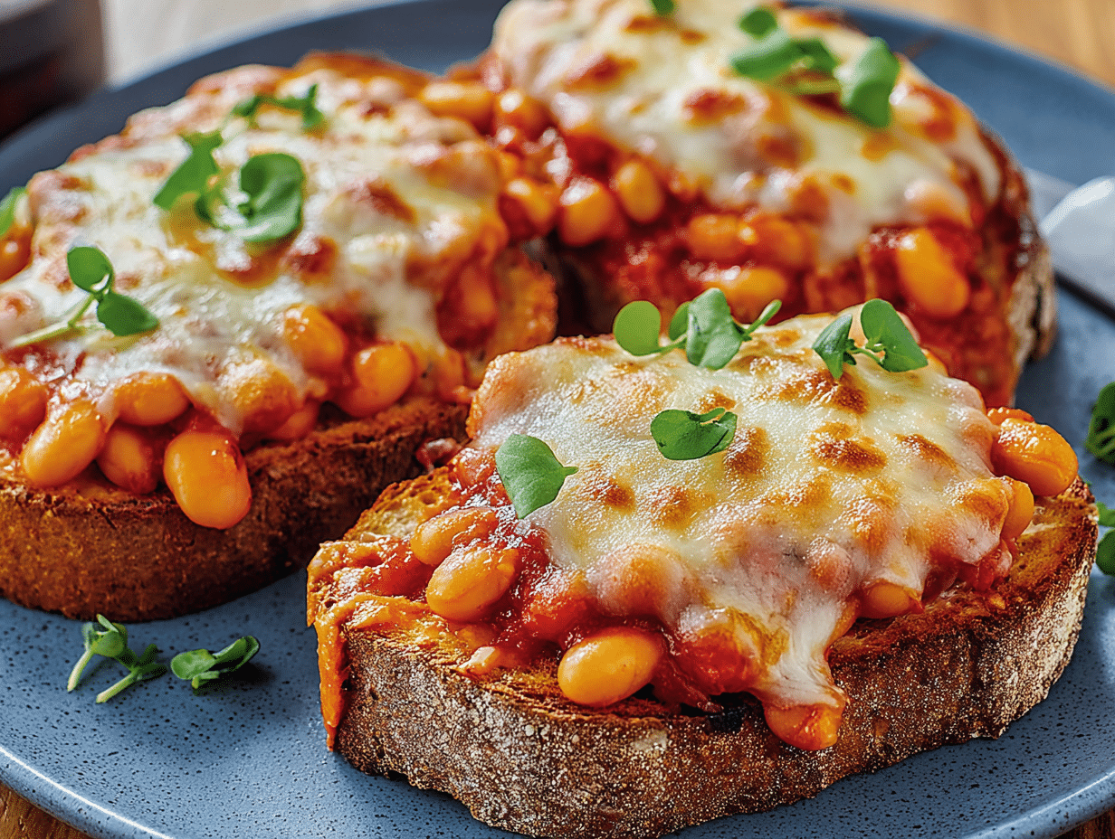 Pizza Beans on Toast