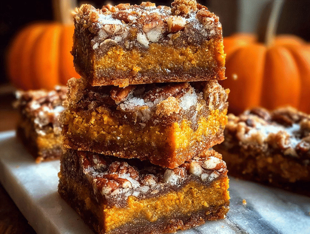 Pumpkin Magic Bars