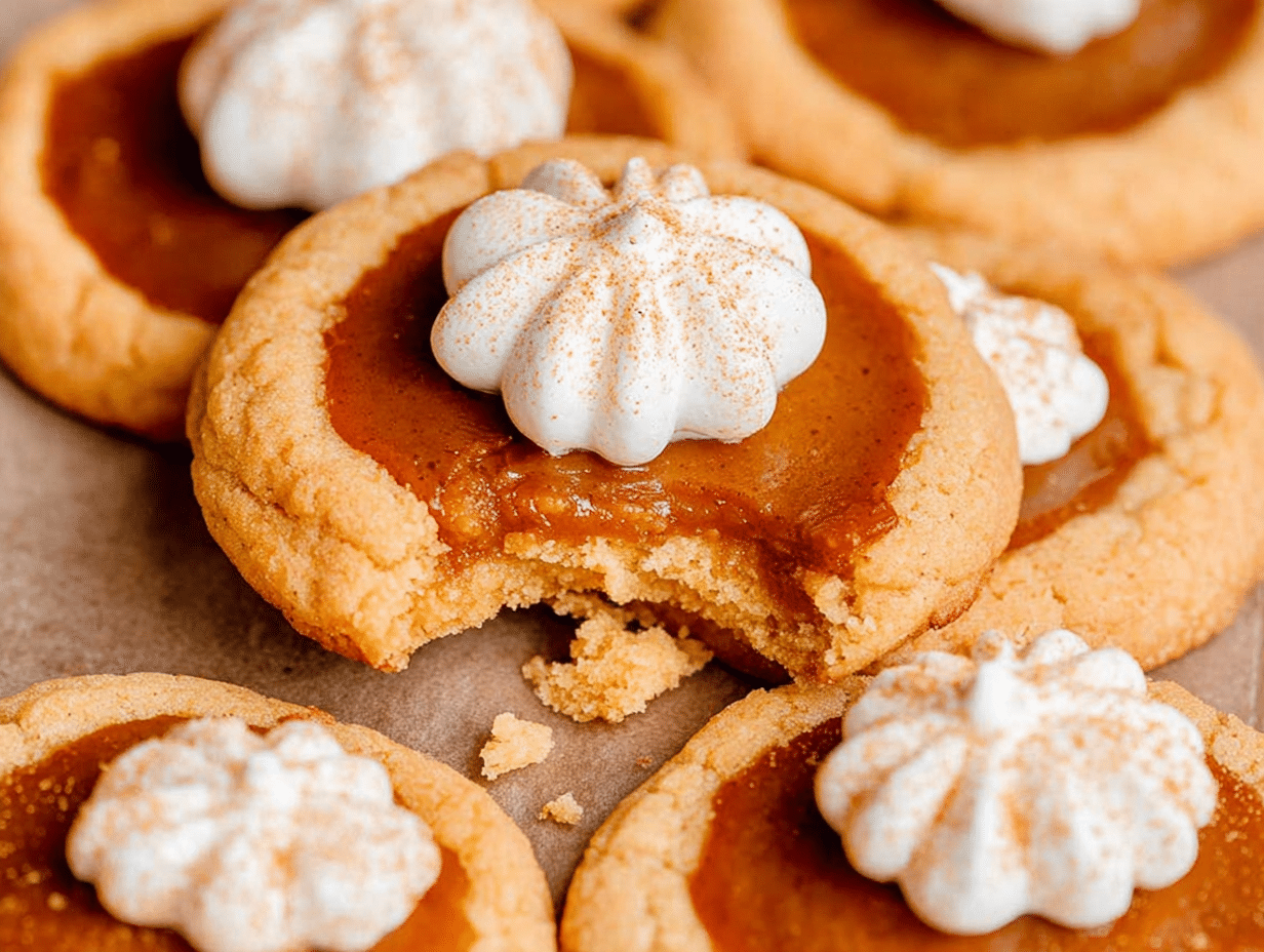 Pumpkin Pie Cookies