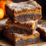 Pumpkin Snickerdoodle Brownies