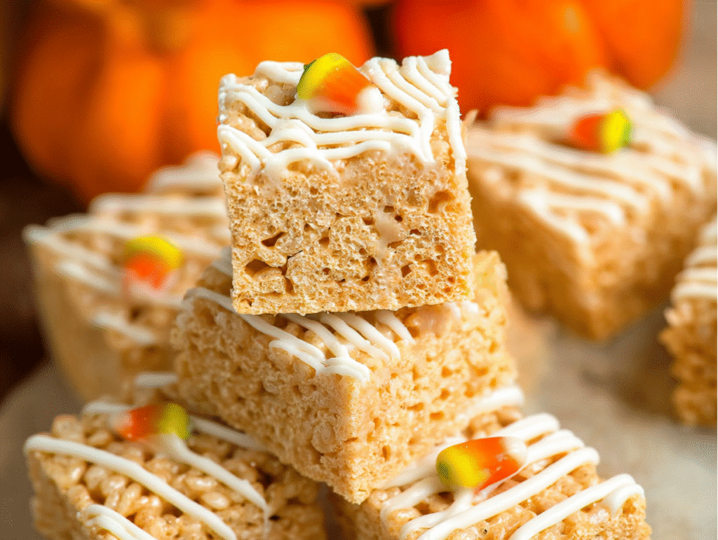 Pumpkin Spice Rice Krispie Treats