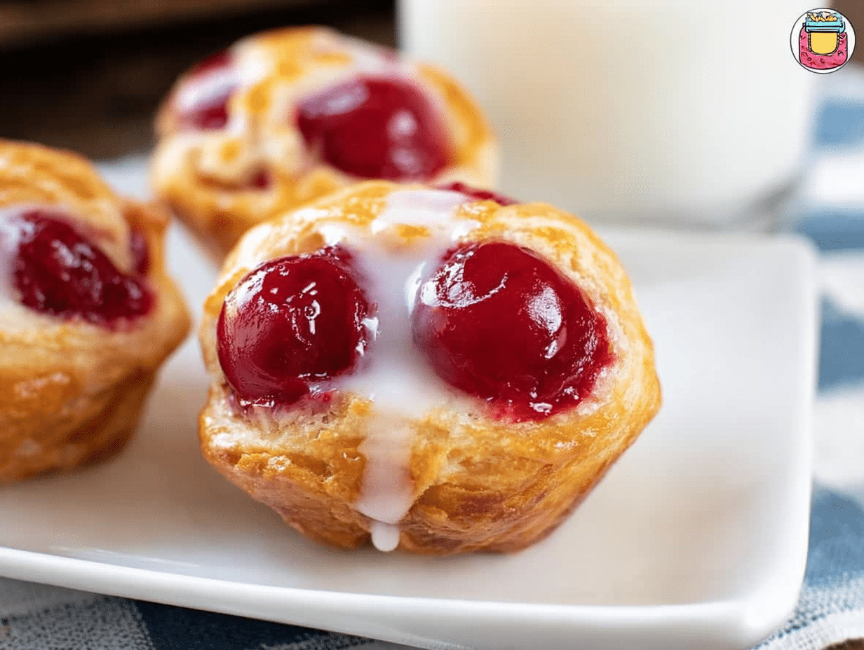 Quick Cherry Pie Bites
