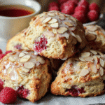 Raspberry Almond Scones Soft
