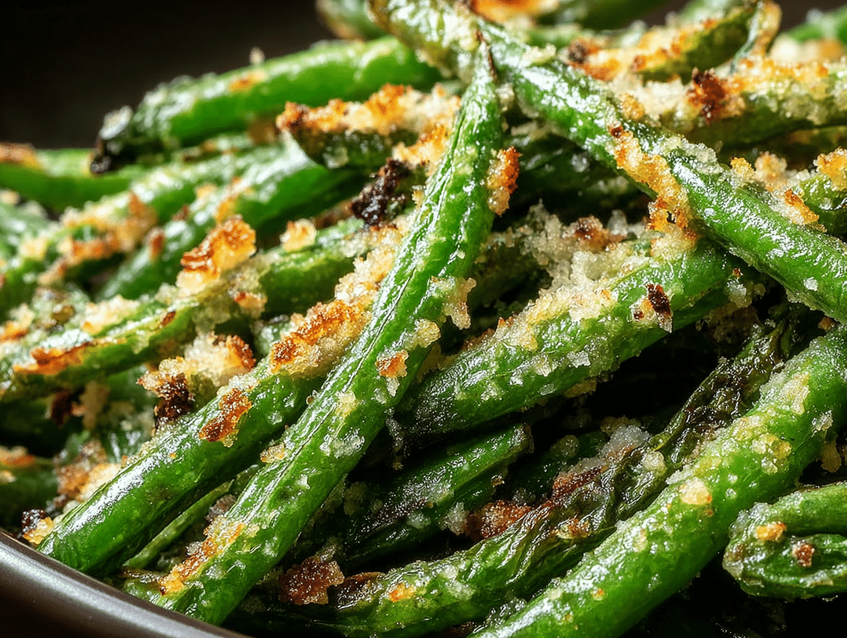 Roasted Parmesan Green Beans