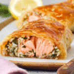 Salmon & Lemon Rice Pastry Parcel