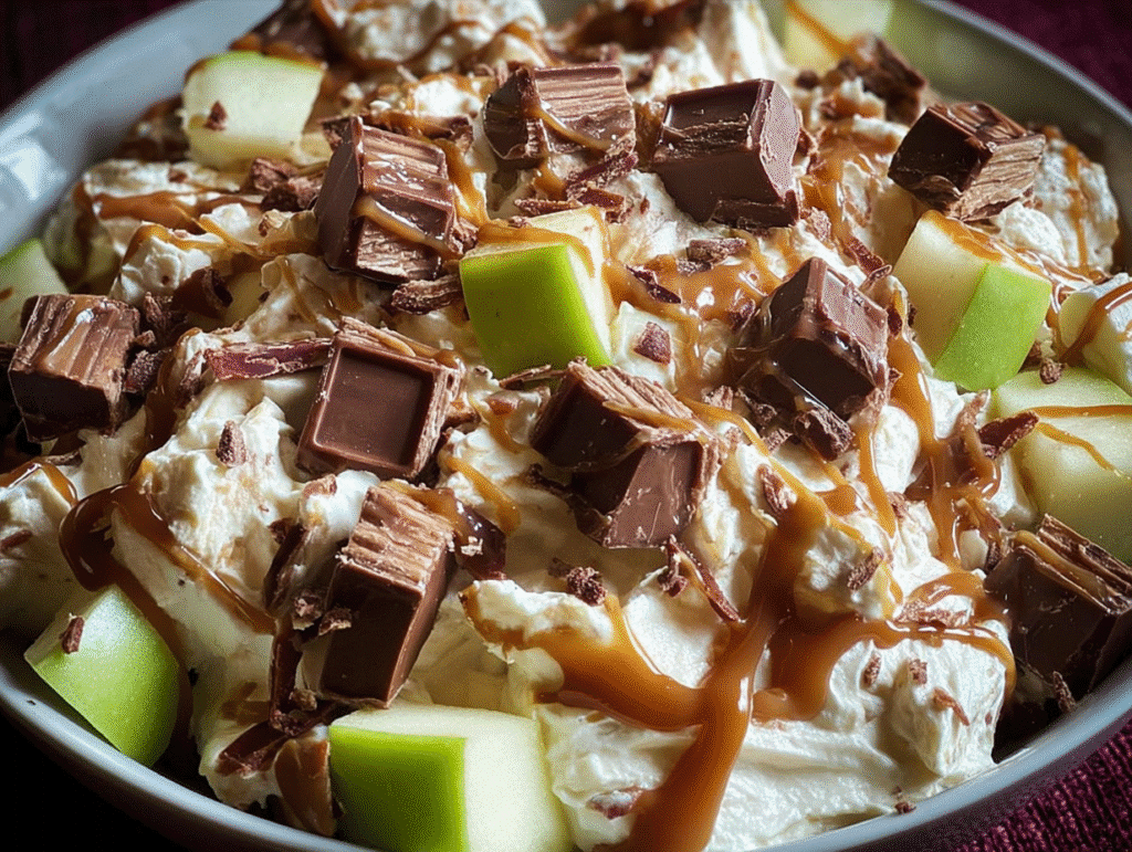 Snickers Caramel Apple Salad