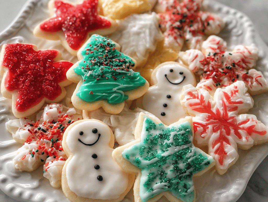Soft Christmas Sugar Cookies