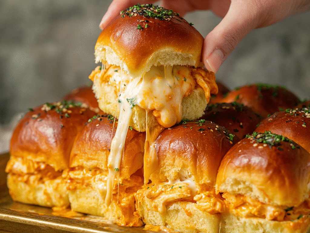 Spicy Buffalo Chicken Sliders