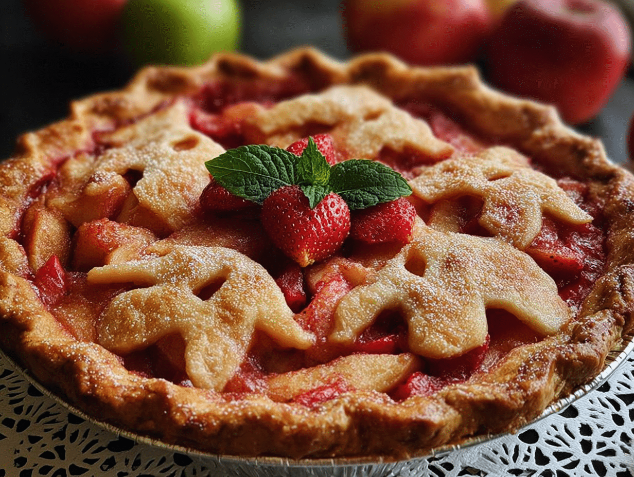 Strawberry Apple Golden Crust