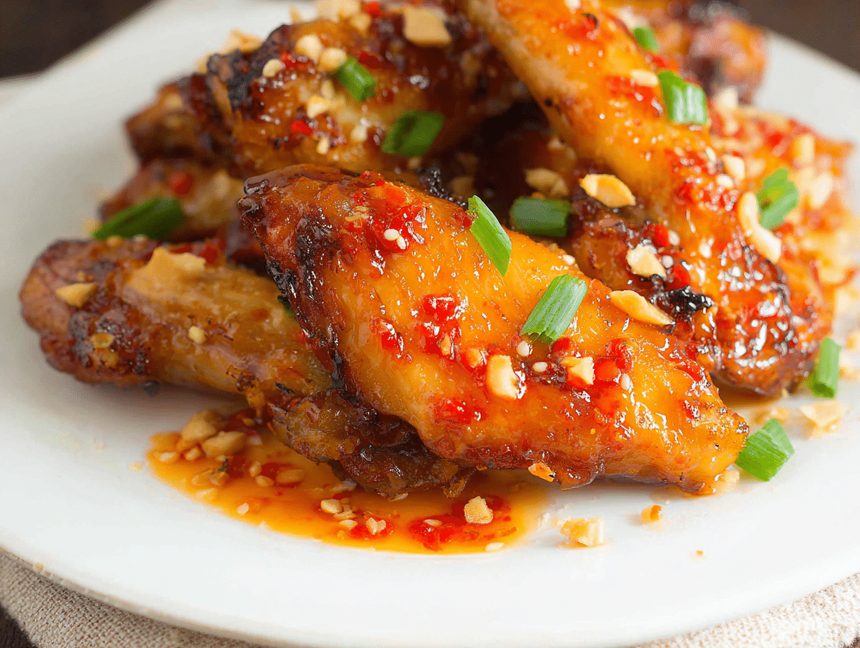 Sweet and Spicy Chicken Wings