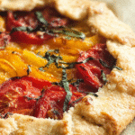 Tomato Basil Galette with Goat Cheese