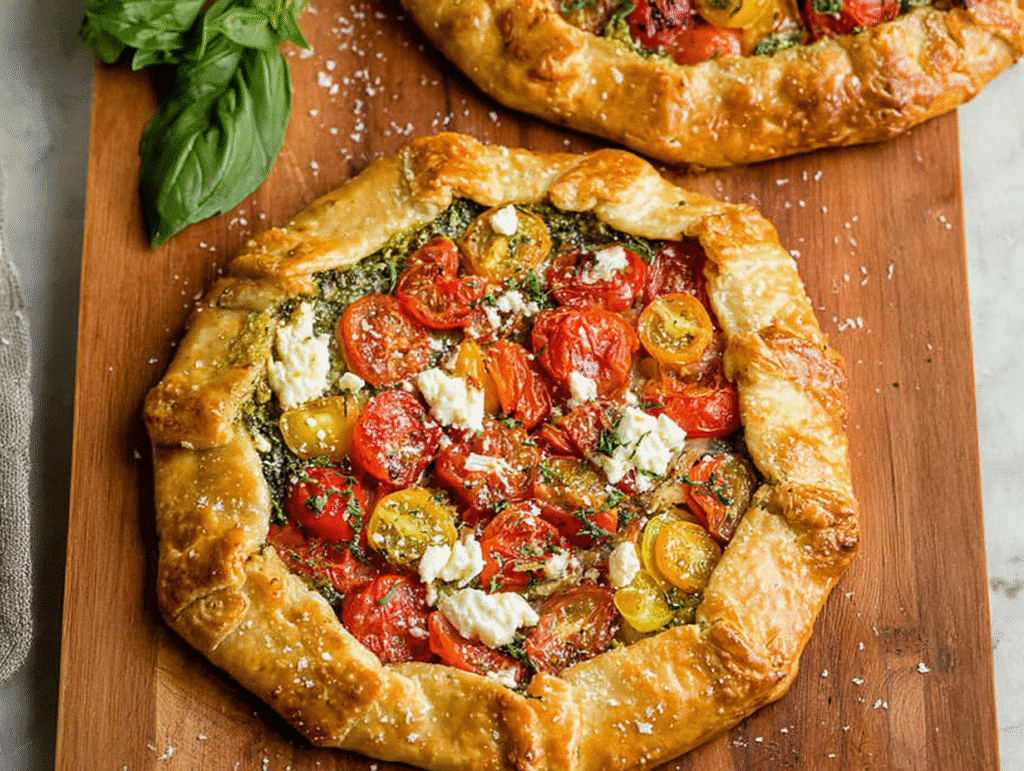 Tomato Goat Cheese Galette