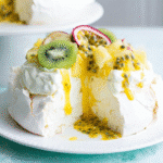 Vanilla Pavlova with Pineapple & Passion Fruit