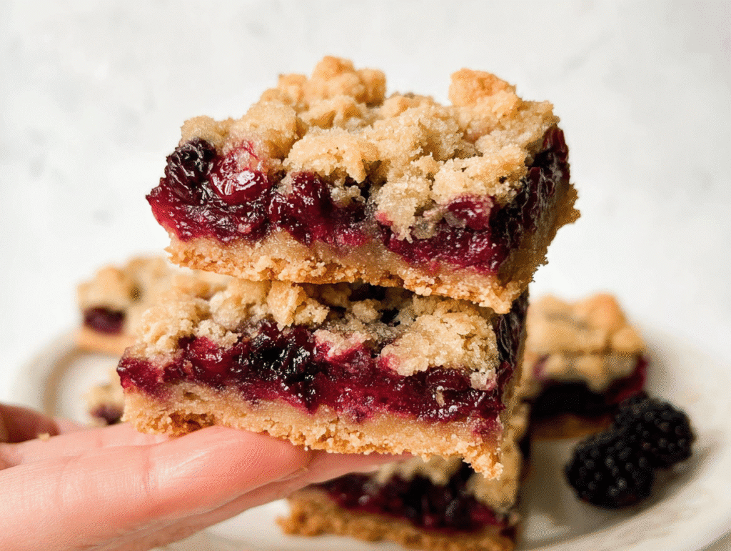 Vegan Berry Crumble Bars