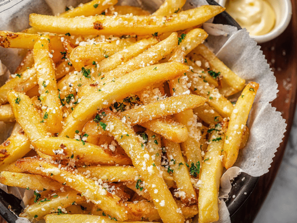 Air Fryer Parmesan Truffle Fries