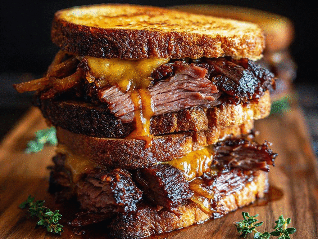 BBQ Brisket Melts Delight