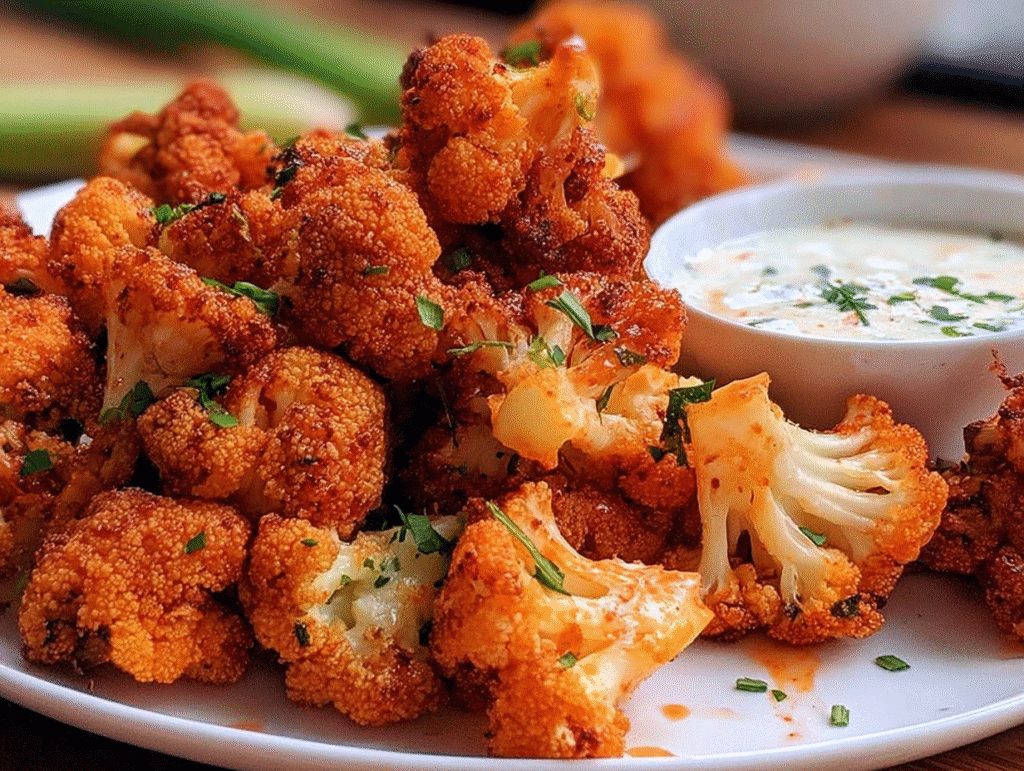 Cauliflower Buffalo Bites