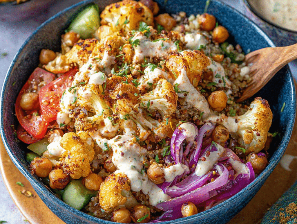 Cauliflower Shawarma Bowls