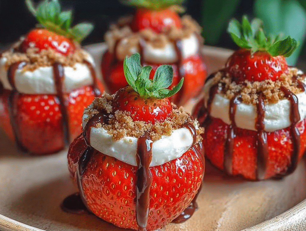 Cheesecake Stuffed Strawberries: A Delectable Dessert Delight