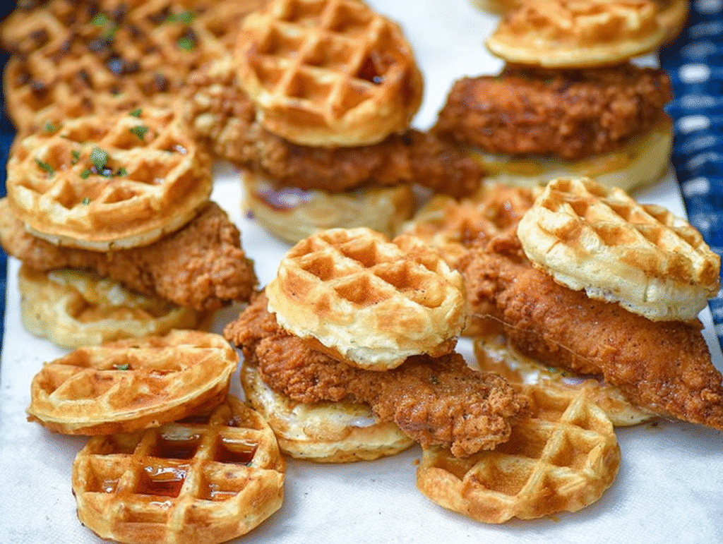 Chicken and Waffle Sliders