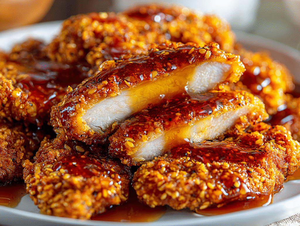 Classic Baked Crunchy Hot Honey Chicken
