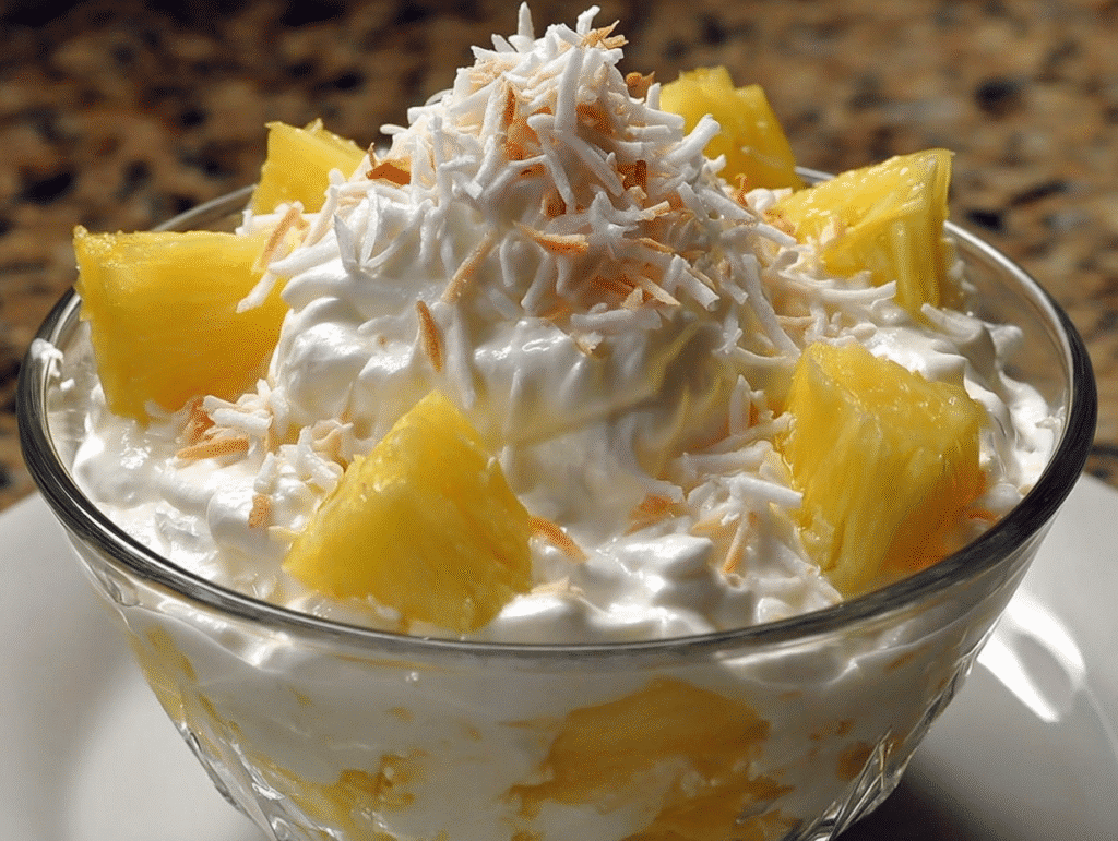 Creamy Cool Whip Pineapple Fluff