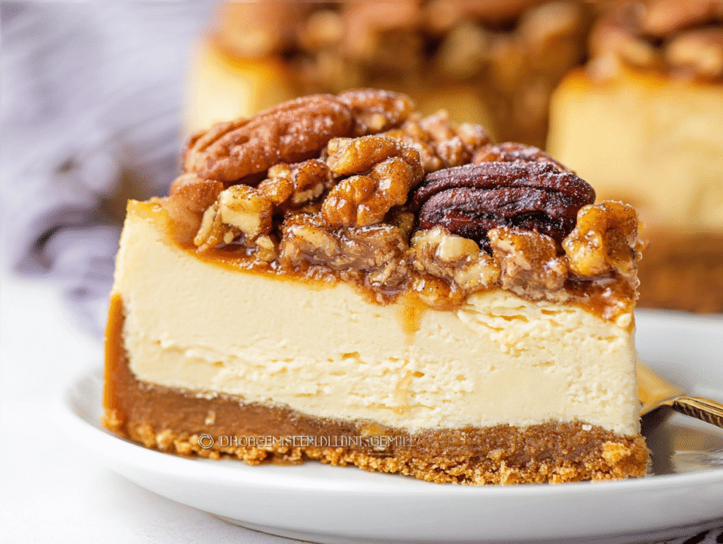 Creamy Pecan Pie Cheesecake
