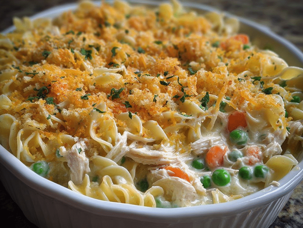 Easy Chicken Noodle Casserole