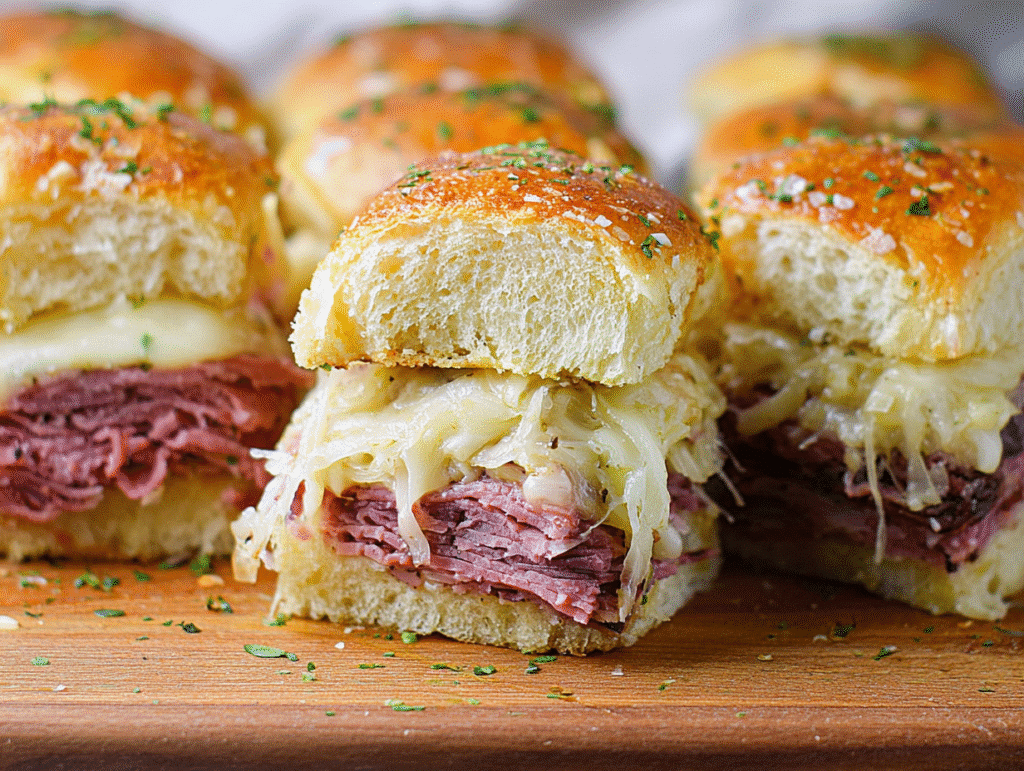 Easy Reuben Sliders