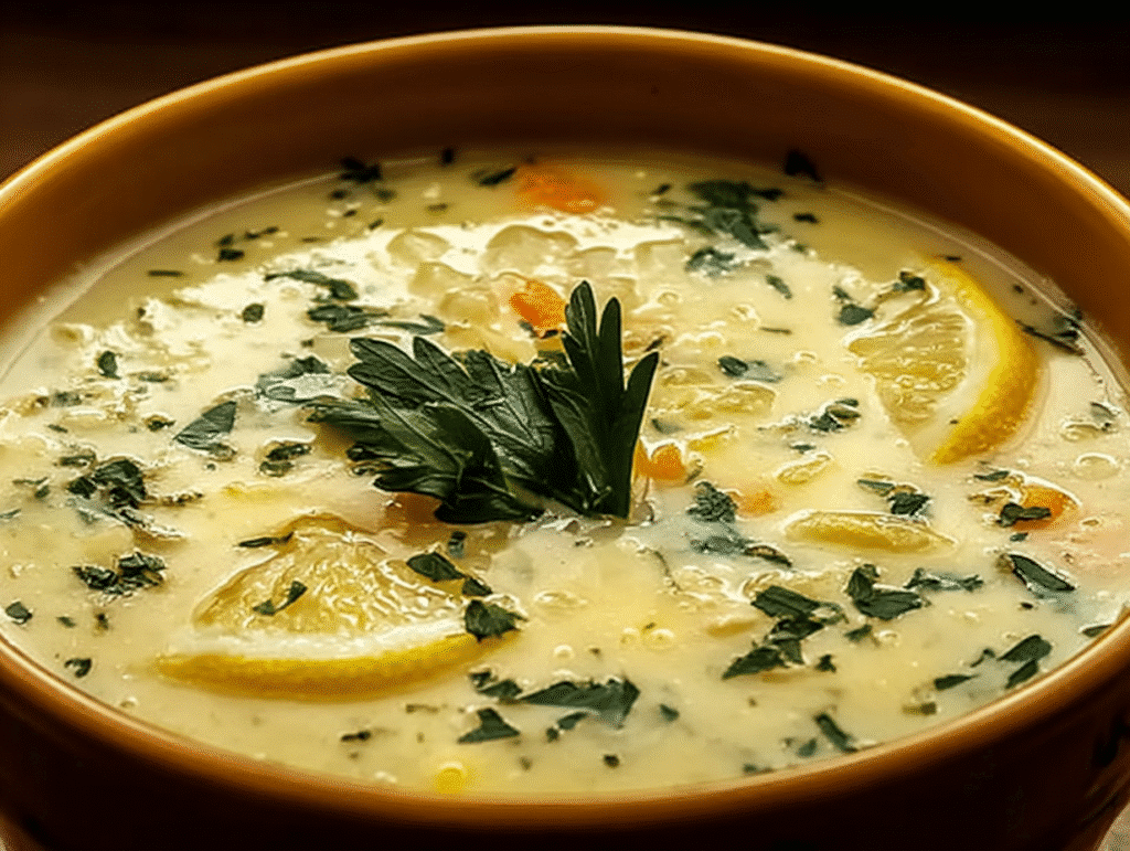 Egg and Lemon Soup