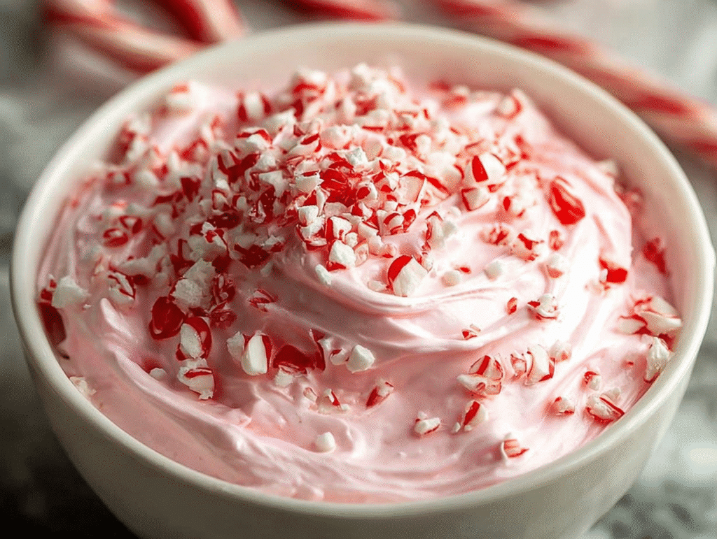 Festive Peppermint Dessert Dip