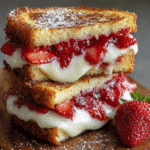 Fried Strawberry Cheesecake Sandwiches