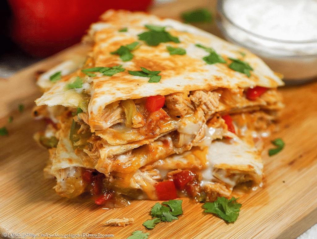 Homemade Chicken Quesadillas