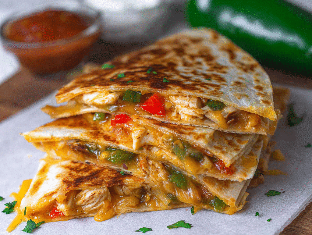 Homemade Chicken Quesadillas