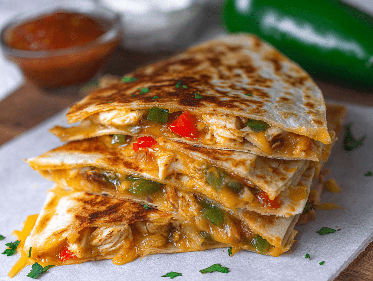 Homemade Chicken Quesadillas