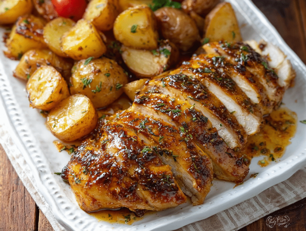 Homemade Sheet Pan Chicken and Potatoes