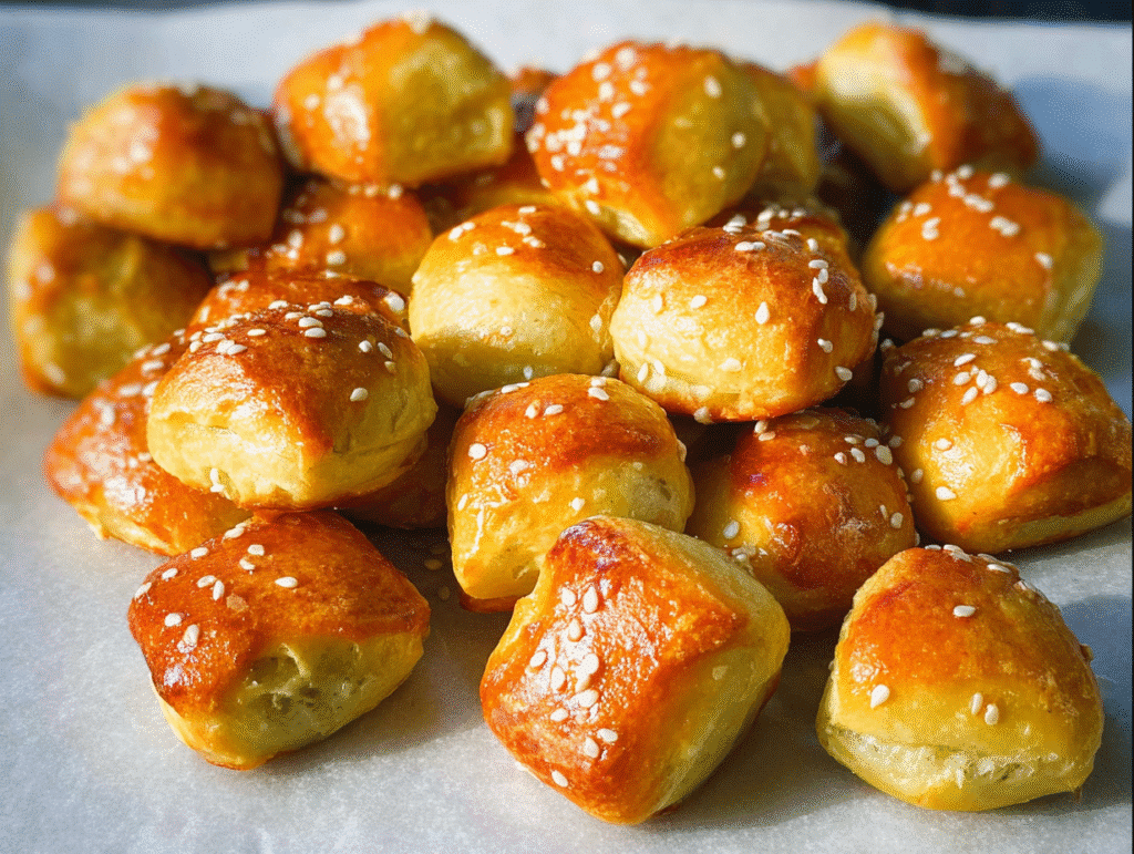 Homemade Soft Pretzel Bites