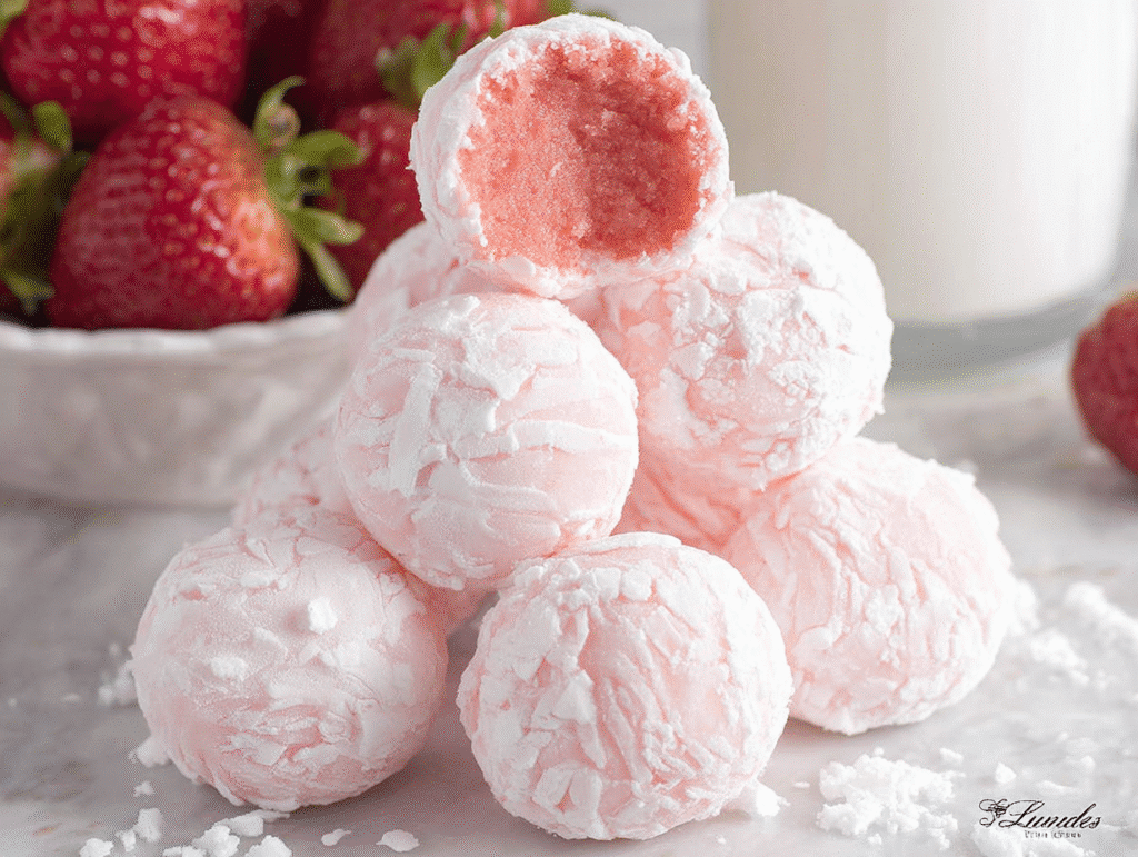 Homemade Strawberry Truffles