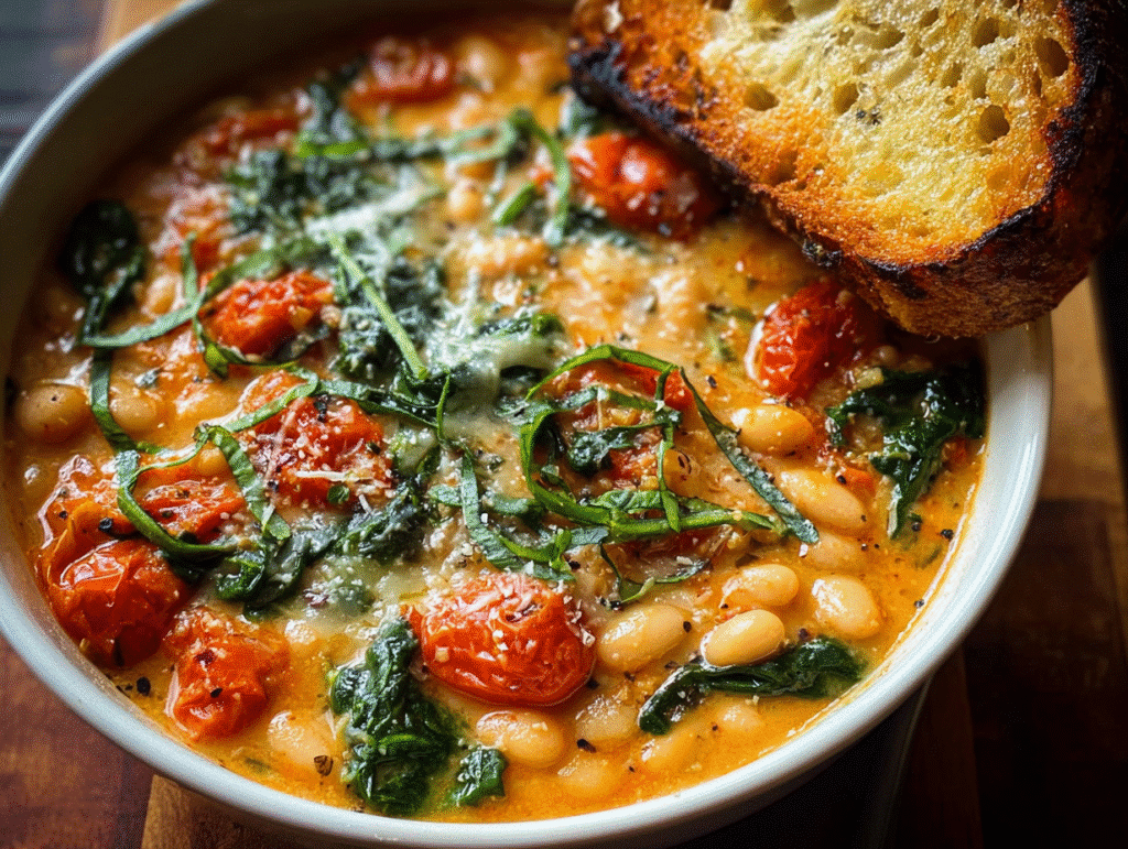 Irresistible Tomato White Bean Stew