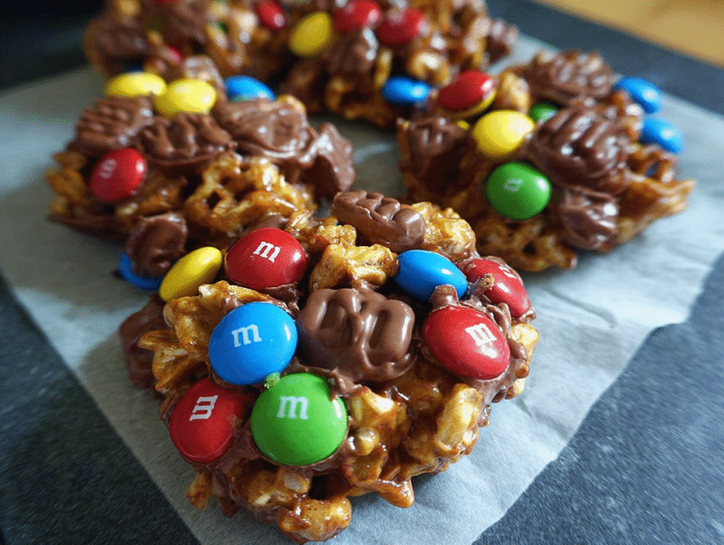 M&M Chocolate Candy Clusters