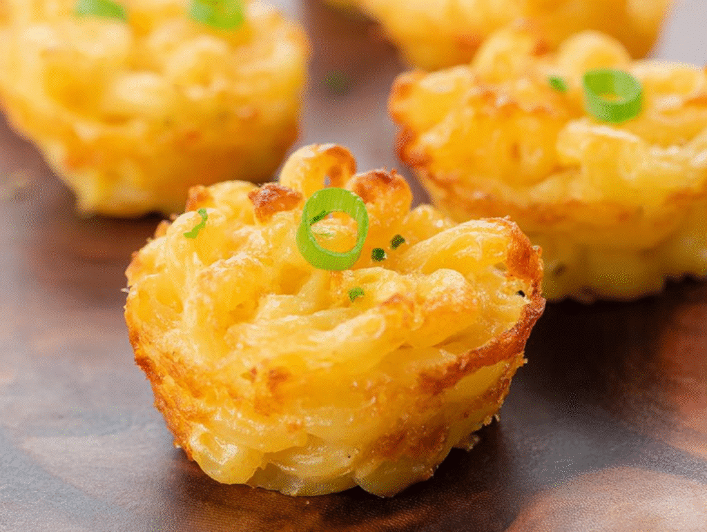 Mini Macaroni and Cheese Bites