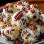 Mini Pineapple Cranberry Pecan Cheese Balls