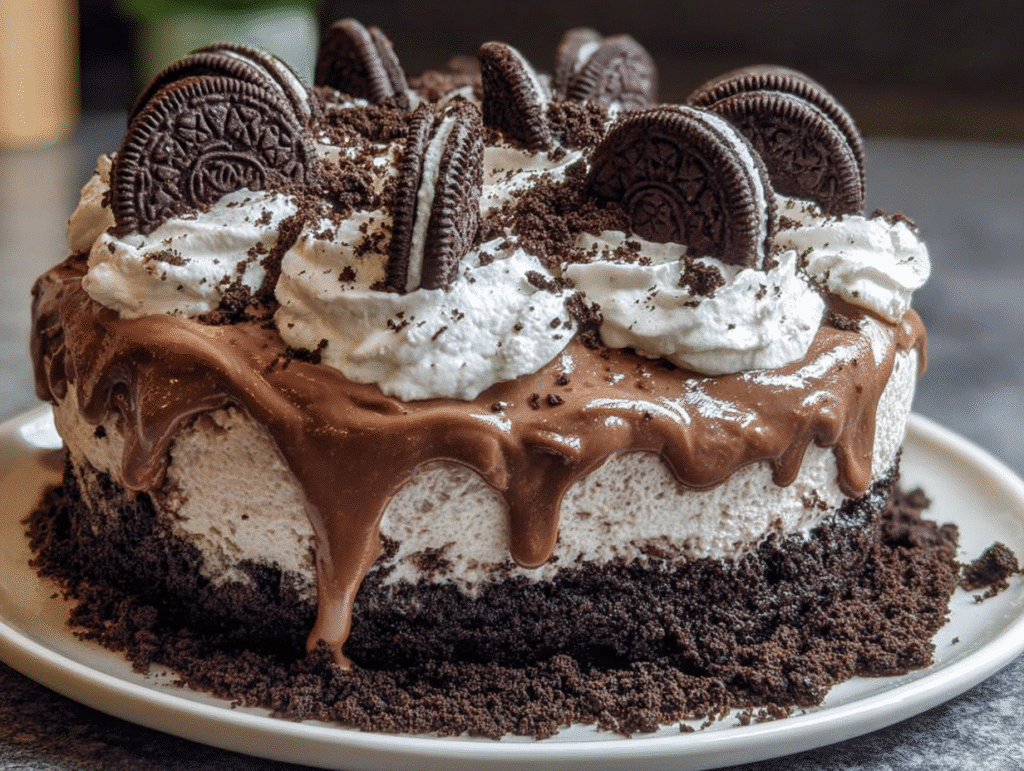 Mocha Oreo Dirt Cake