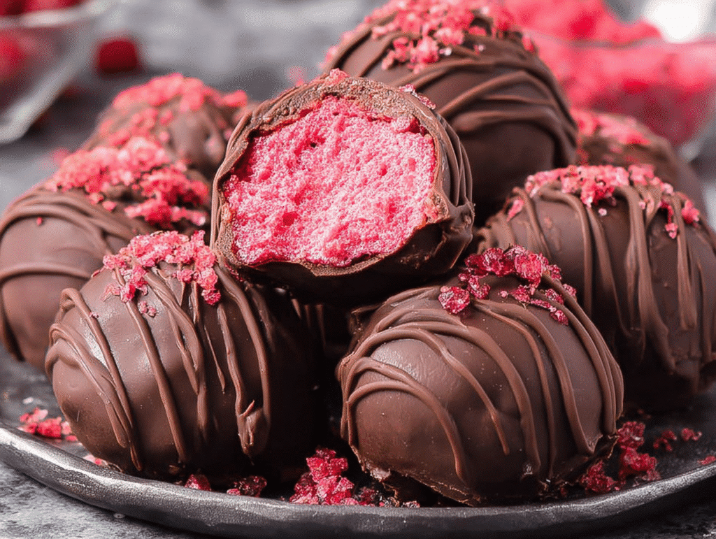 Mouthwatering Chocolate Raspberry Truffles